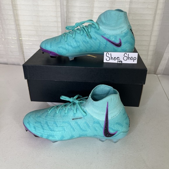 Nike Phantom Luna Elite FG 'Peak Ready" Women Size 8.5 Soccer Cleats Turquoise - Picture 1 of 8